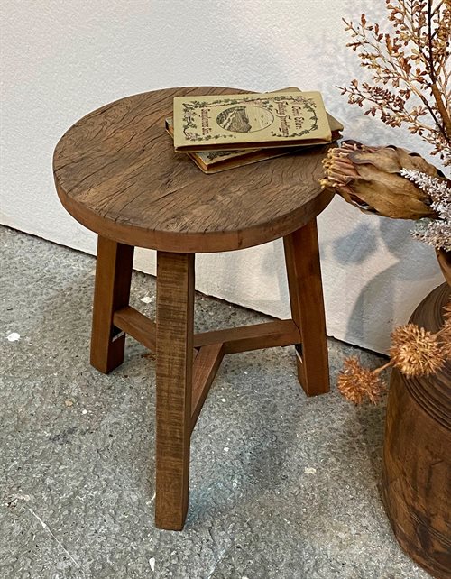 RECYCLED: Skammel af Genanvendt Træ