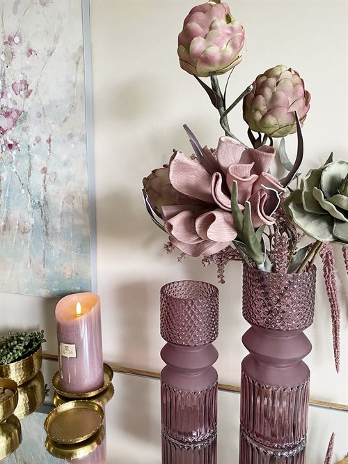 Evie glasvase Rosa