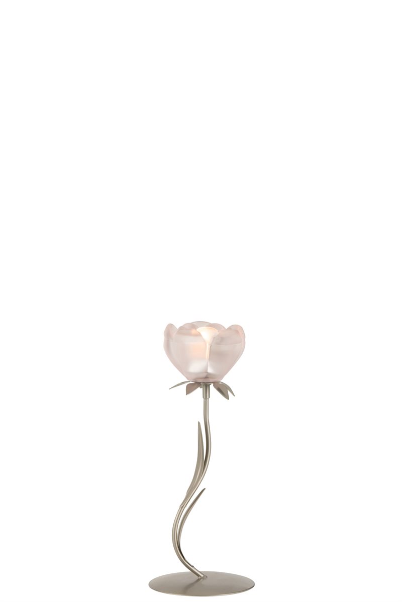 Smukke fyrfadsstager som blomst