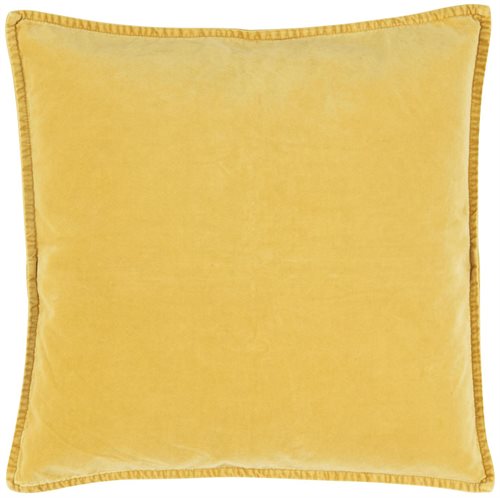 Pudebetræk velour Lemon drop -Nedsat