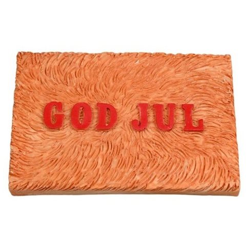 Dørmåtte med God Jul til Nisselandskab