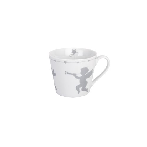 Engle kop i porcelæn