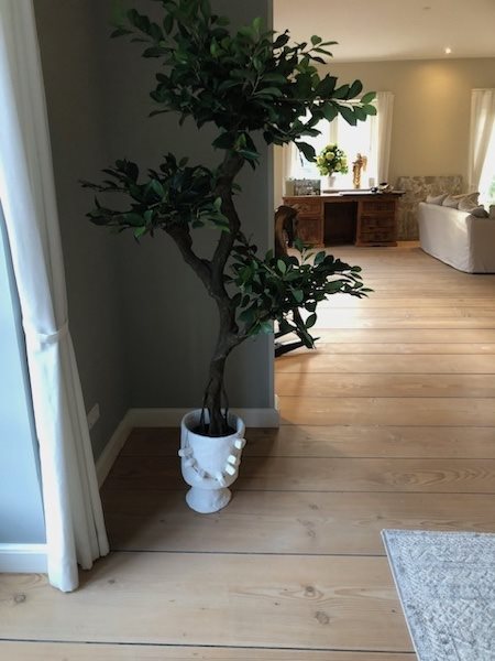 Skøn krukke i Papmache