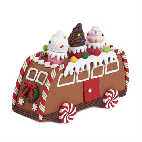 Clay Gingerbread Caravan 