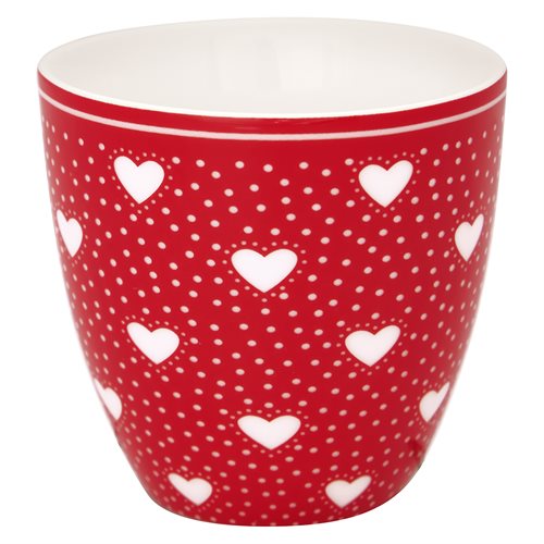 Penny rød mini latte kop - Nedsat