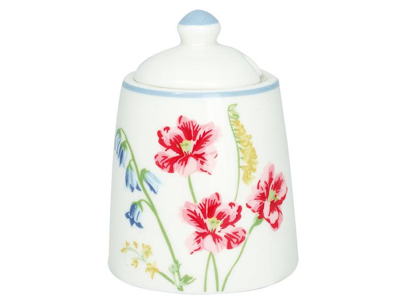 Stoneware Sugar pot Elwin white - Nedsat fra 179,-