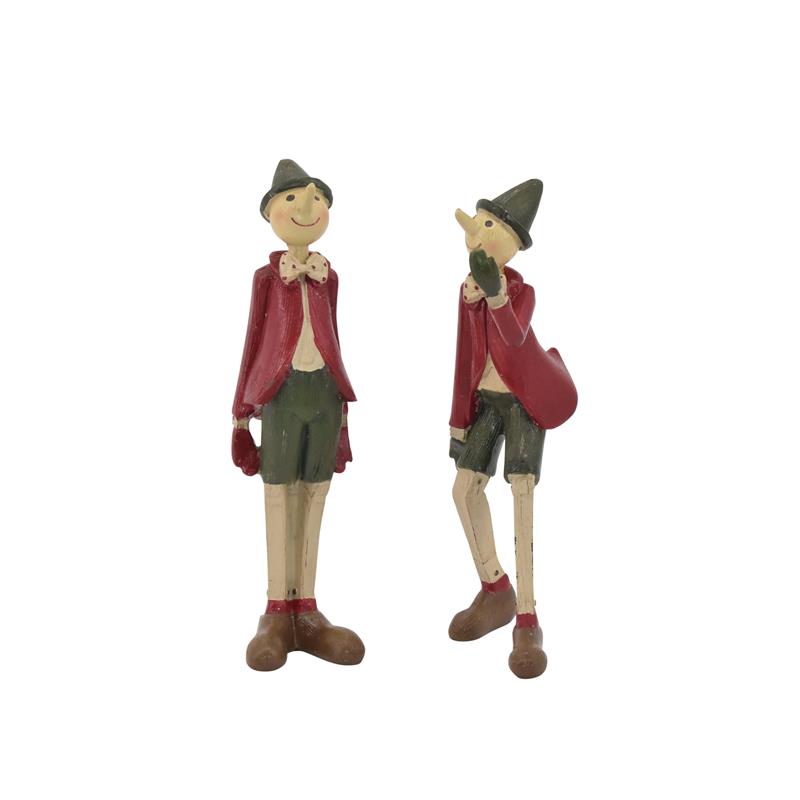 Pinocchioer, stående, 2 stk. ass.