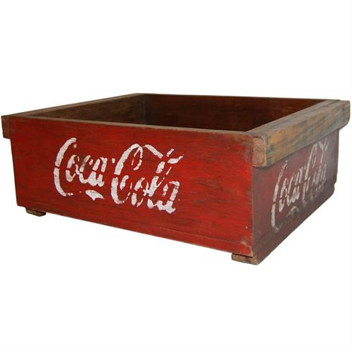 Trækasse Cola i genbrugstræ
